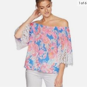 Lilly Pulitzer Zaylee off the shoulder top